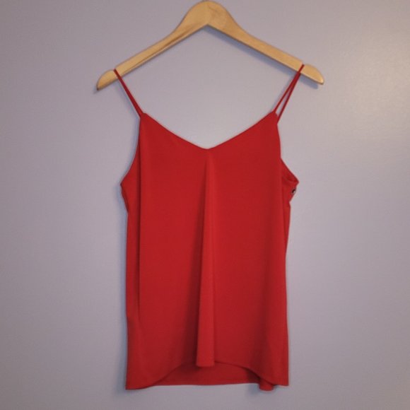 ๐ Pimkie Red Tank with Silver Eyelets - Picture 3 of 5